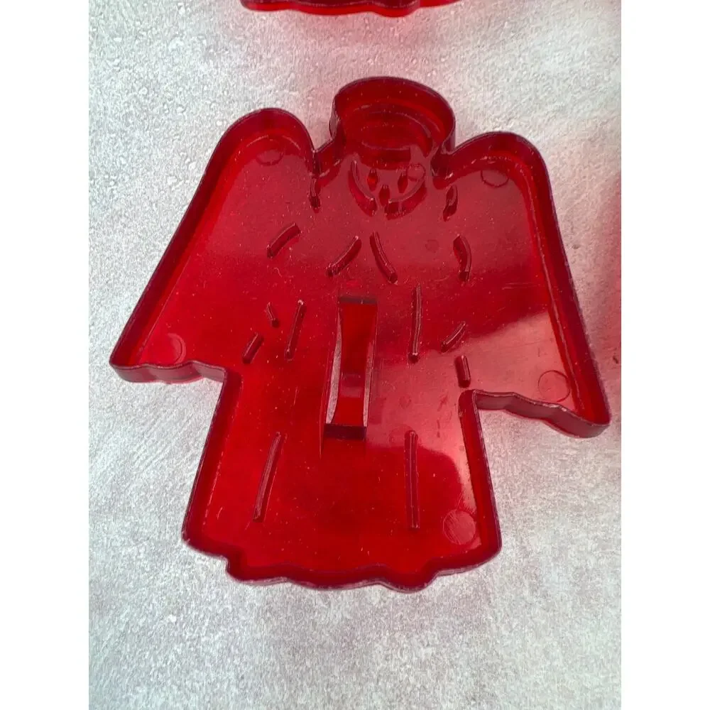 Vintage plastic‎ Angel cookie cutters set of 4